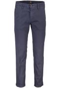 Hugo Boss navy broek effen katoen