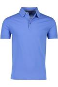 Katoenen Tommy Hilfiger polo slim fit blauw 3-knoops