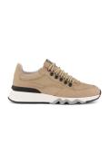 Floris van Bommel laag sneakers beige Nubuck leer