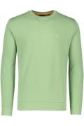 Boss Orange katoenen sweater ronde hals groen