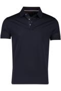 Katoenen Tommy Hilfiger 3-knoops polo slim fit donkerblauw