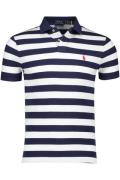 Navy gestreept Polo Ralph Lauren polo katoen custom slim fit