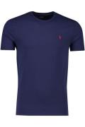 Polo Ralph lauren t-shirt navy normale fit effen ronde hals