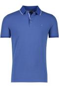 Portofino polo normale fit blauw katoen