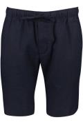 Linnen Tommy Hilfiger korte broek effen donkerblauw