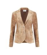 Helena Hart Blazer velvet kort 7324 camel