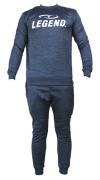 Legend Sports Joggingpak met sweater kids/volwassenen navy slimfit pol...