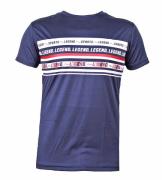 Legend Sports T-shirt quote kids/volwassenen navy polyester/katoen