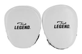 Legend Sports Power impact stootkussens wit/zwart leer