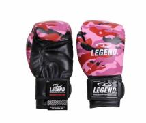 Legend Sports Powerfit & protect bokshandschoenen dames camo roze pu