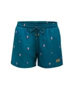 Narwal Narwal recycled swim trunks popcorn blue