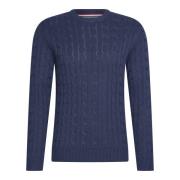 Cappuccino Italia Cable pullover navy