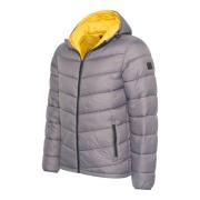 Cappuccino Italia Hooded winter jacket antraciet