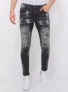 Local Fanatic Distressed jeans stonewash slim fit