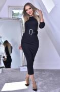 Catwalk Eliana black midaxi dress