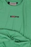 Looxs Revolution Viscose knoop t-shirt green voor meisjes in de kleur