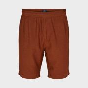 Kronstadt Ks3598 chill linen shorts tobacco