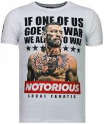 Local Fanatic Conor notorious legend rhinestone t-shirt