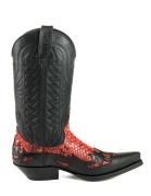 Mayura Boots Cowboy laarzen 1935-c-mex-crazy old negro/ rojo