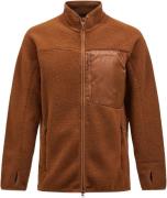 Peak Performance M. pile zip jacket emperador