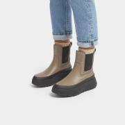 FitFlop F-mode water-resistant flatform chelsea boots