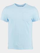 Bos Bright Blue T-shirt korte mouw cooper t-shirt pique 23108co54bo/21...
