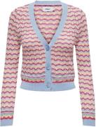 Only Onlfreida life ls v-neck cardigan knt clear sky/b.