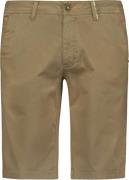 No Excess Korte broek chino garment dyed stretch almond