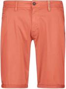 No Excess Korte broek chino garment dyed stretch melon