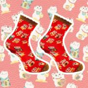 Sock My Feet Lucky cat