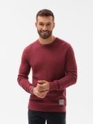 Ombre heren sweater bordeaux klassiek e185