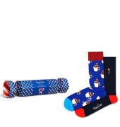 Happy Socks 2-pack candy cane & cocoa gift set gift box unisex