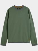 Scotch & Soda Pullover groen cottonn/wool blend lightweight 171733/011...