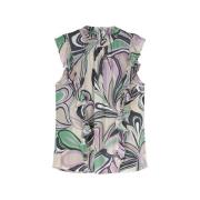 Summum Top flowy flower dessin