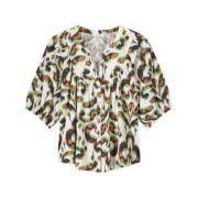 Summum Blouse ornament print dessin