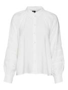 Vero Moda Vmhanna ls shirt wvn ga spe off-white