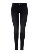 Only Onlisa4 life reg skinny zip ana216 black denim