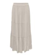 Only Onlmikka life long skirt wvn noos beige