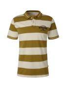 Tom Tailor Striped polo with embro dessin