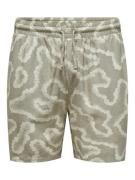 Only & Sons Onsnoy abstract aop shorts