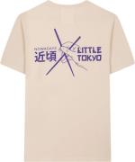 Nowadays Print t-shirt chopsticks almond milk