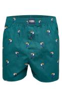 Happy Shorts X heren wijde boxershort met binnenbroek toekan print