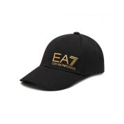 EA7 Cap w23 gold zwart