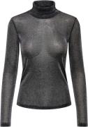 Only Onlamera glitter l/s rollneck jrs black/silver gli