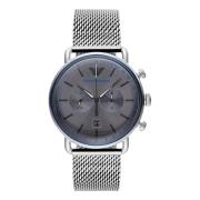 Emporio Armani Staal chronograaf heren horloge