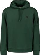 No Excess Sweater hooded dark green