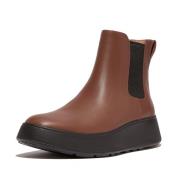 FitFlop F-mode leather flatform chelsea boots