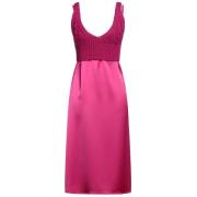 Pinko Fuchsia katoenen jurk