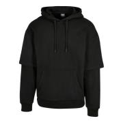 Urban Classics Heren oversized gelaagde mouw hoodie