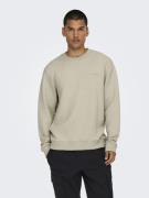 Only & Sons Onsadler reg quilt crew neck sweat